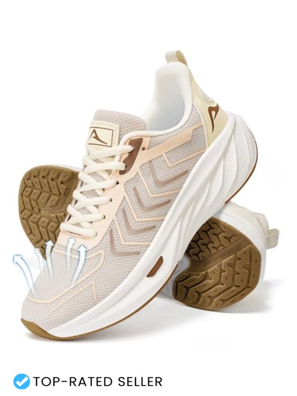 Women's Comfortable Breathable Non Slip Athletic Walking Sneakers